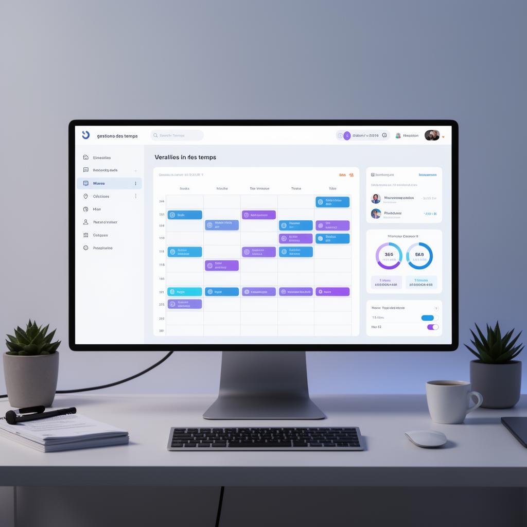 Interface de l'outil GTA pour gestionnaires PME-PMI