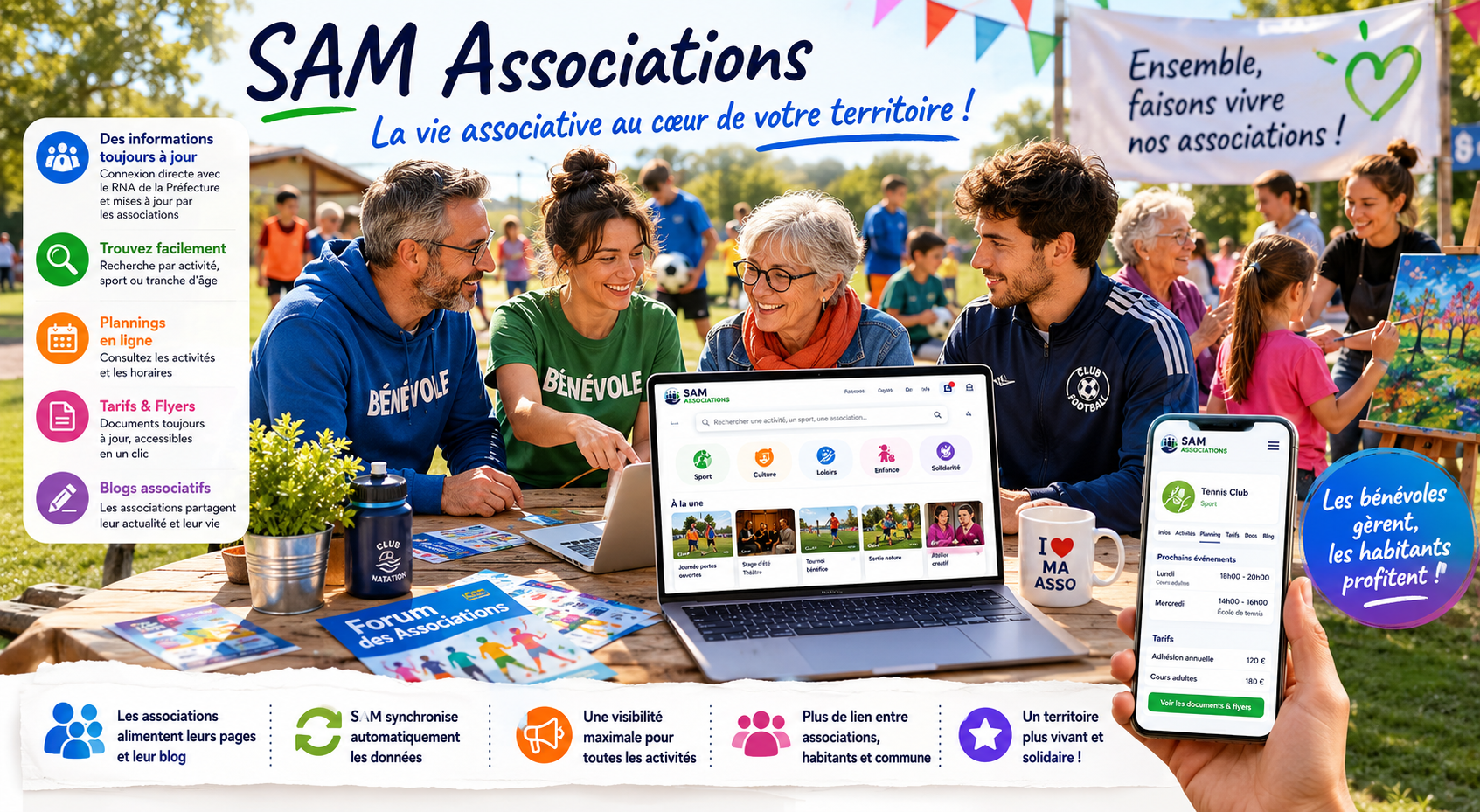 SAMC Associations : la plateforme qui modernise la vie associative des collectivités