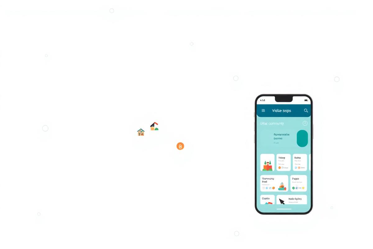 Application Villages et Territoires sur smartphone et site web
